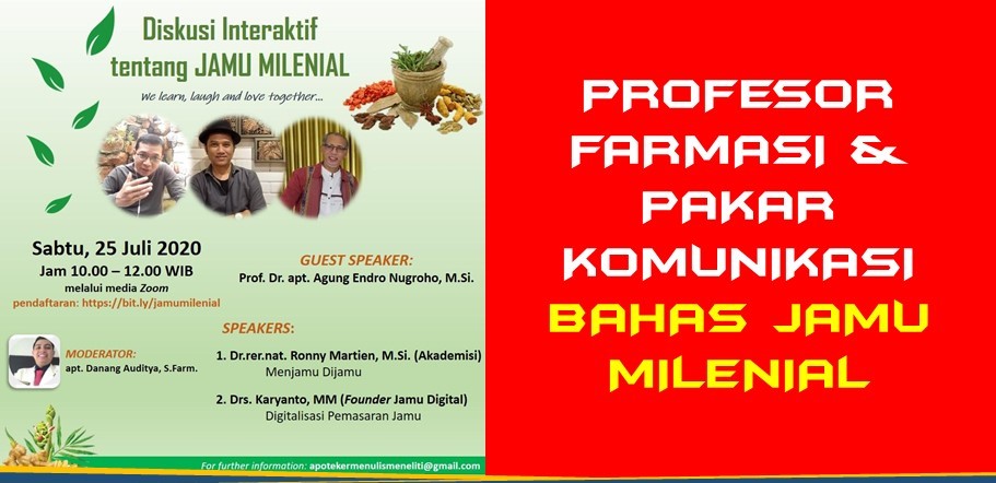 Debat Seru Profesor Farmasi vs Pakar Komunikasi: Kupas Jamu Milenial